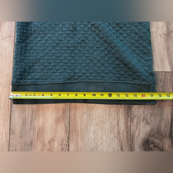 Patagonia Sweater Womens Size XS Green Organic Cotton Quilted Snap T Pullover - Picture 8 of 10